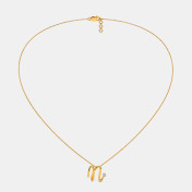 The Cursive N Necklace - thumb 2