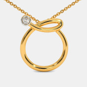 The Cursive O Necklace - thumb 4
