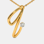 The Cursive Q Necklace - thumb 4