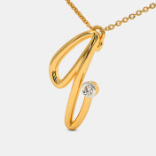 The Cursive Q Necklace - thumb 1