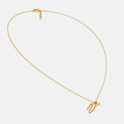 The Cursive V Necklace - thumb 6