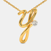 The Cursive Y Necklace - thumb 4