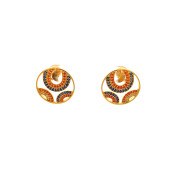 The Midnight Palette Stud Earrings - thumb 3