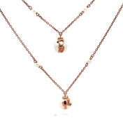 The Pearl Charm Layered Necklace - thumb 1