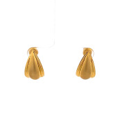The Golden Valor J Hoop Earrings - thumb 3