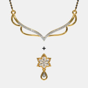 The Anaka Convertible Mangalsutra Pendant - thumb 3