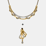 The Richi Convertible Mangalsutra Pendant - thumb 3