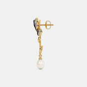The Vibrante Butterfly Drop Earrings - thumb 4