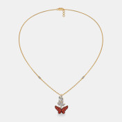 The Flutura Butterfly Necklace - thumb 4