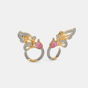 The Piera Butterfly Stud Earrings - thumb 3