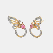 The Piera Butterfly Stud Earrings - thumb 1
