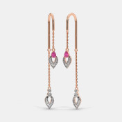 The Affluer Sui Dhaga Earrings - thumb 1