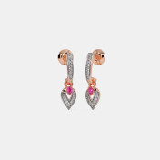 The Rapturous J Hoop Earrings - thumb 1