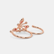 The Seraphine Two Finger Ring - thumb 6