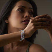 The Vivid Charm Oval Bangle - thumb 2