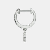 The Libby Star Moon Hoop Earrings - thumb 3