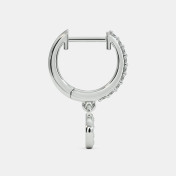 The Libby Star Moon Hoop Earrings - thumb 6