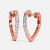 The Philippa Heart Hoop Earrings - thumb 1