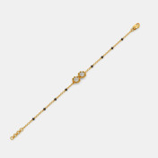 The Duo Floral Mangalsutra Bracelet - thumb 4