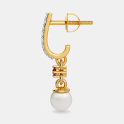 The Deema J Hoop Earrings - thumb 3
