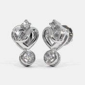 The Siria Love Stud Earrings - thumb 1