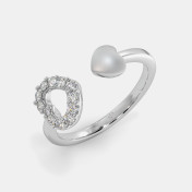 The Jovita Heart Top Open Ring - thumb 1