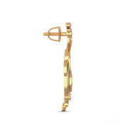The Regal Feather Earrings - thumb 4