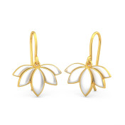 The Lotus Maiden Earrings - thumb 1