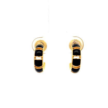 The Quensh J Hoop Earrings