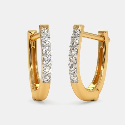 The Handan Huggie Earrings