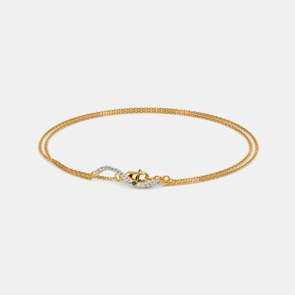 The Wave of Gold Multiwearable Bracelet