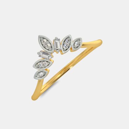 The Delise Chevron Ring