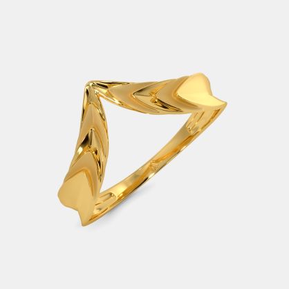 The Raquel Chevron Ring
