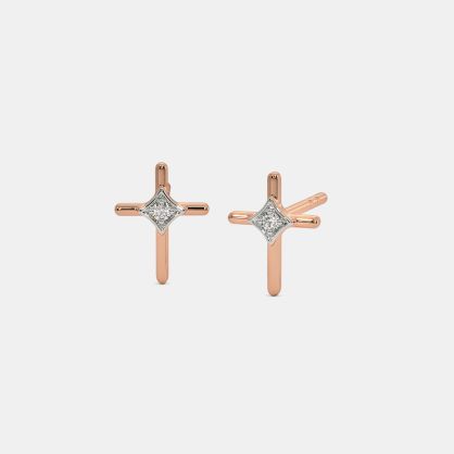 The Kacy Multi Pierced Stud Earrings