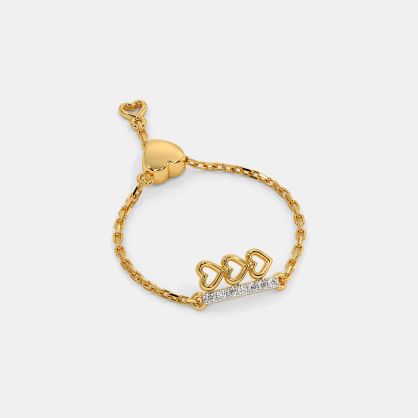 The Heartline Slider Ring