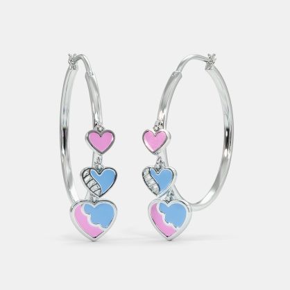 The Vivid Charm Hoop Earrings