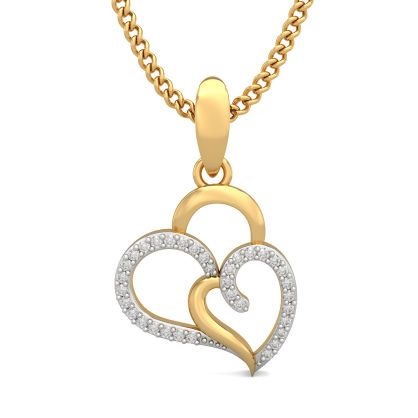 The Heart In Heart Pendant