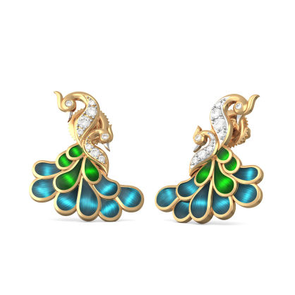 The Imperial Feather Earrings