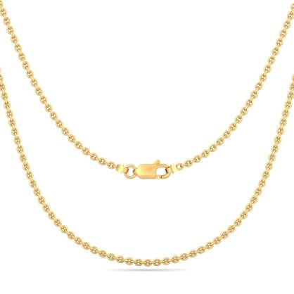 The Yellow Gold Cable Chain