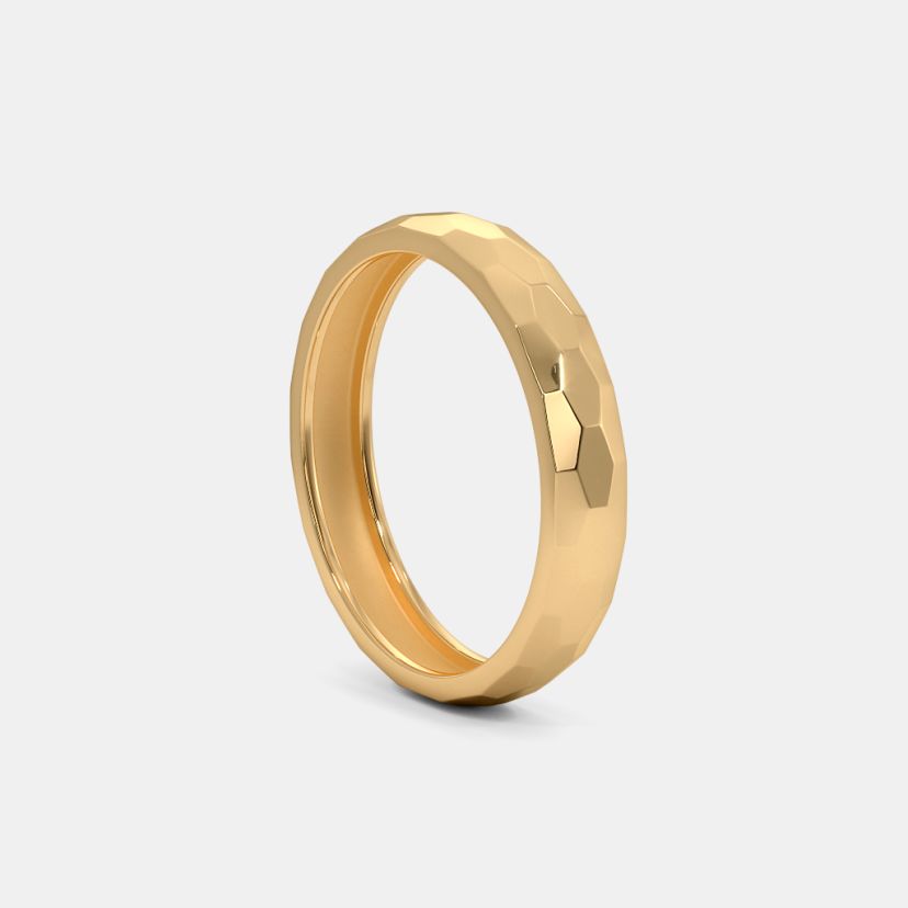 The Nubia Textured Band Ring - image 5