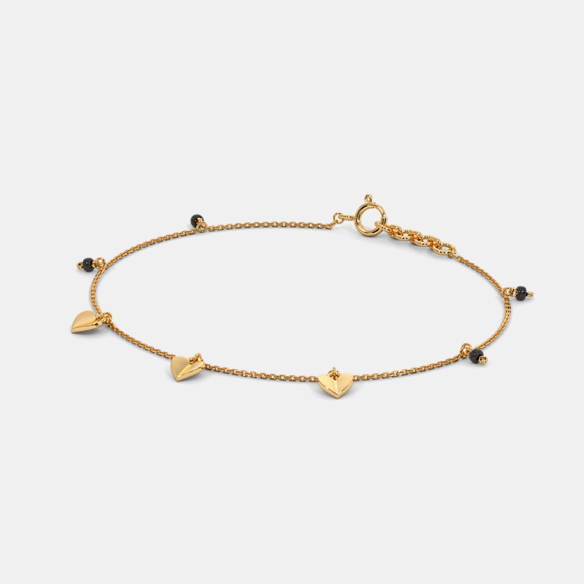 The Merita Heart Mangalsutra Bracelet - image 3