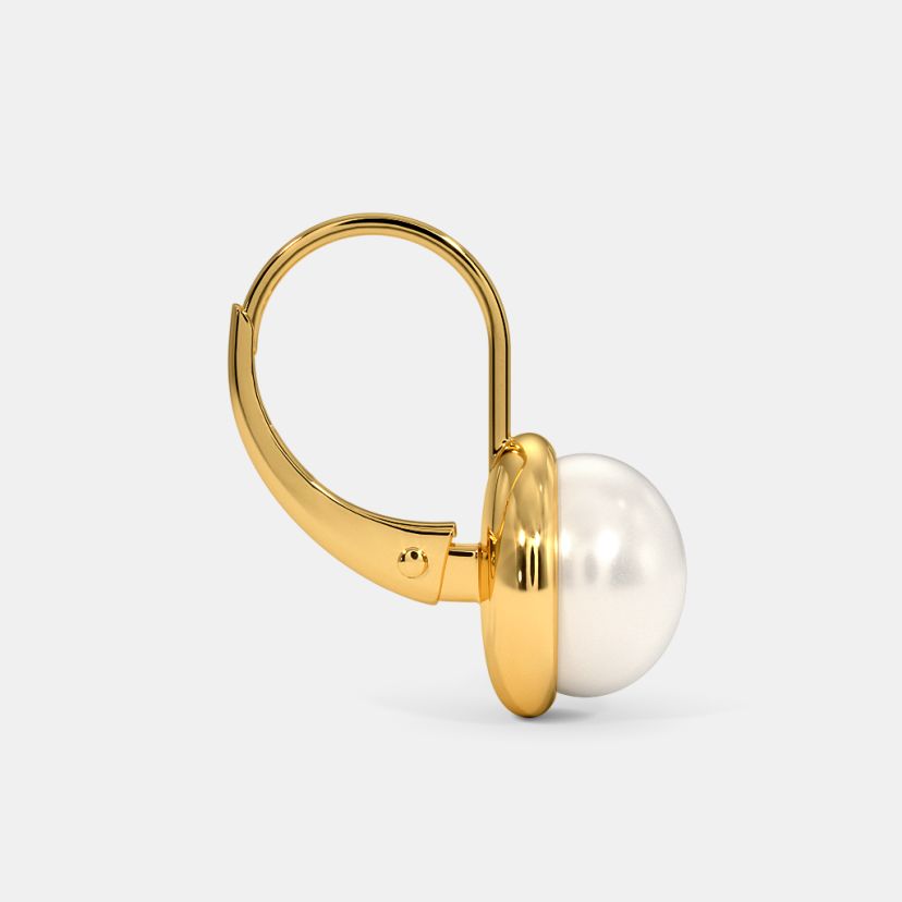 The Baggy Pearl Hoop Earrings - image 6