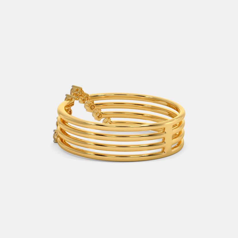 The Anemone Chevron Ring - image 5