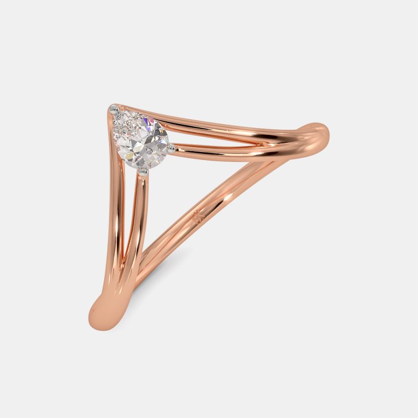 The Ivan Chevron Ring - image 1