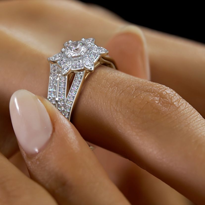 The Bonita Bridal Ring Set - image 4