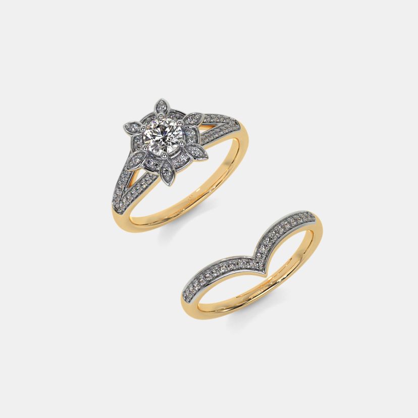 The Bonita Bridal Ring Set - image 5