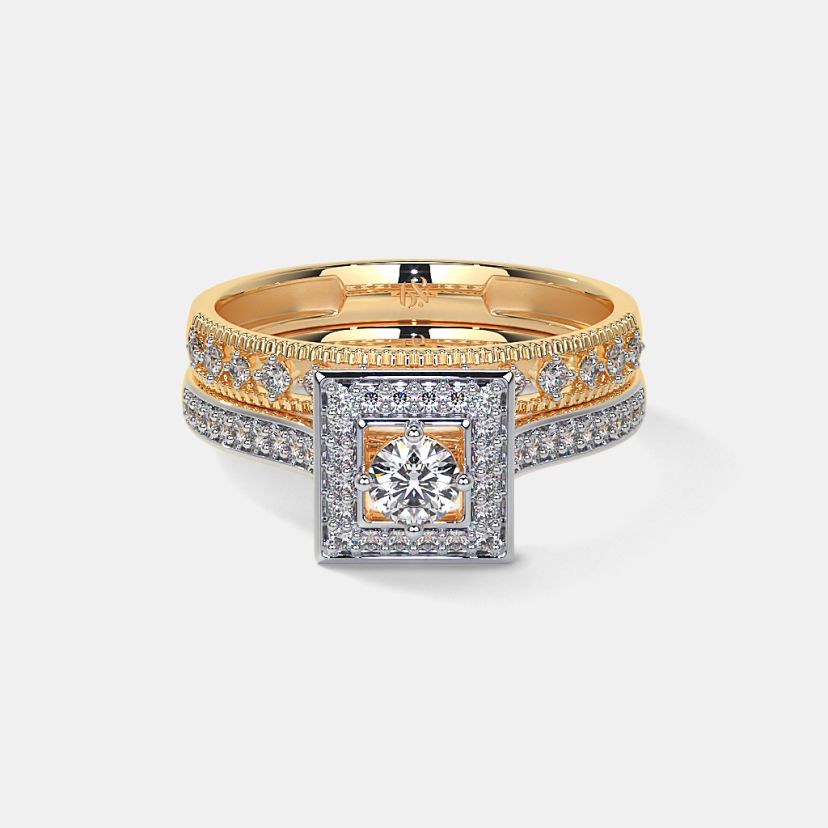 The Nomi Bridal Ring Set - image 5