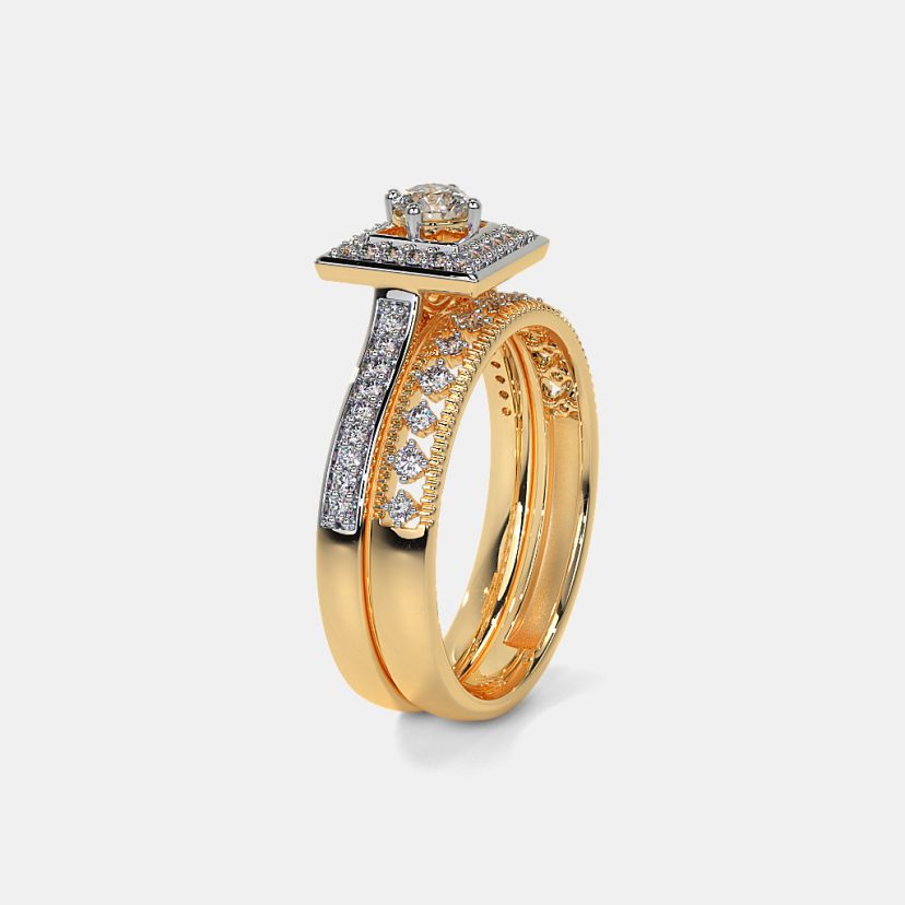 The Nomi Bridal Ring Set - image 7