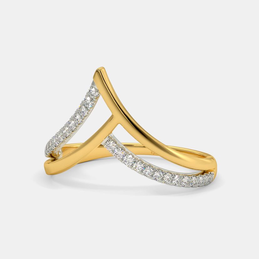 The Chiara Chevron Ring - image 4