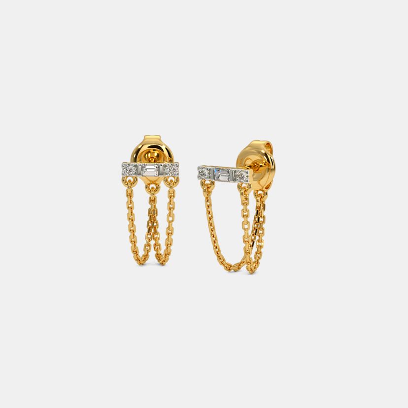 The Suki Multi Pierced Stud Earrings - image 1